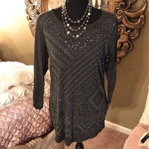 Mel & Mo Sparkly top ⭐️